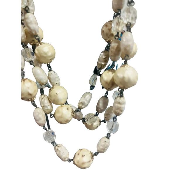 Necklace 4 straps stone for sale - Picture 7 of 9